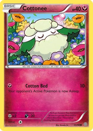 Cottonee 55/98 - XY Ancient Origins Reverse Holofoil