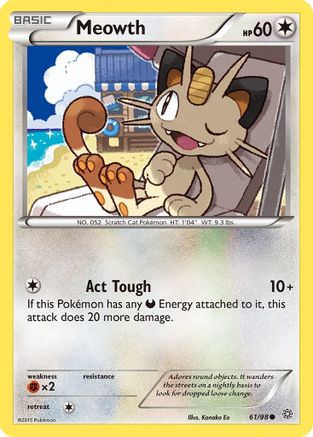 Meowth 61/98 - XY Ancient Origins