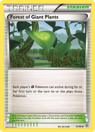 Forest of Giant Plants 74/98 - XY Ancient Origins