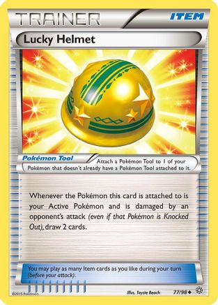 Lucky Helmet 77/98 - XY Ancient Origins Reverse Holofoil