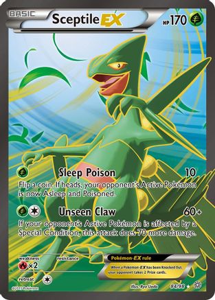 Sceptile EX (84 Full Art) 84/98 - XY Ancient Origins Holofoil