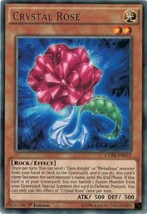 Crystal Rose (CORE-EN012) - Clash of Rebellions 1st Edition