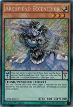 Archfiend Eccentrick (CORE-EN042) - Clash of Rebellions 1st Edition