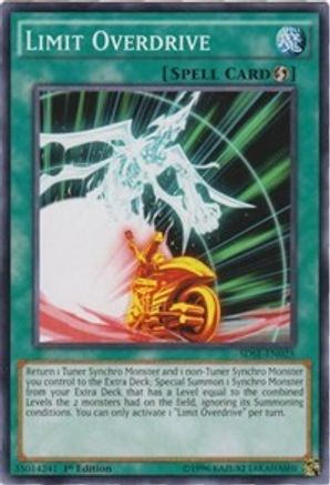 Limit Overdrive (SDSE-EN025) - Structure Deck: Synchron Extreme 1st Edition
