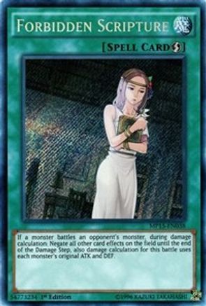 Forbidden Scripture (MP15-EN038) - 2015 Mega-Tins Mega Pack 1st Edition