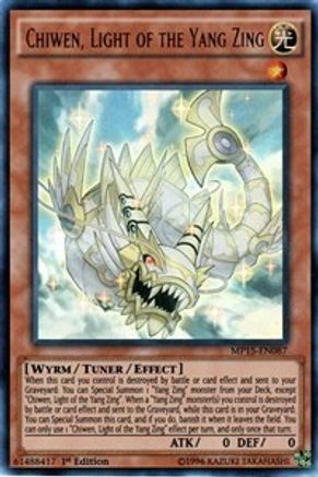 Chiwen, Light of the Yang Zing (MP15-EN087) - 2015 Mega-Tins Mega Pack 1st Edition