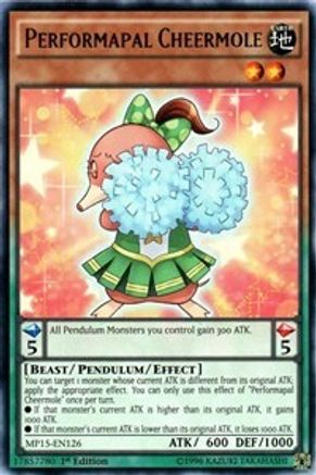 Performapal Cheermole (MP15-EN126) - 2015 Mega-Tins Mega Pack 1st Edition