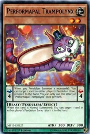 Performapal Trampolynx (MP15-EN127) - 2015 Mega-Tins Mega Pack 1st Edition