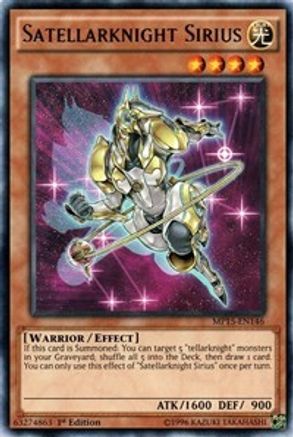 Satellarknight Sirius (MP15-EN146) - 2015 Mega-Tins Mega Pack 1st Edition