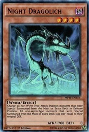 Night Dragolich (MP15-EN153) - 2015 Mega-Tins Mega Pack 1st Edition