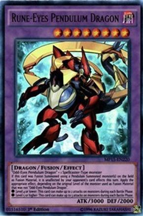 Rune-Eyes Pendulum Dragon (MP15-EN220) - 2015 Mega-Tins Mega Pack 1st Edition