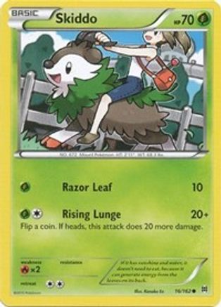 Skiddo 16/162 - XY BREAKthrough Reverse Holofoil