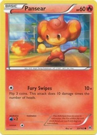 Pansear 23/162 - XY BREAKthrough Reverse Holofoil