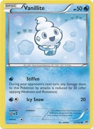 Vanillite 43/162 - XY BREAKthrough
