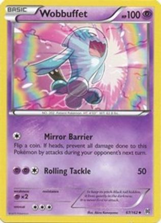 Wobbuffet 67/162 - XY BREAKthrough Reverse Holofoil
