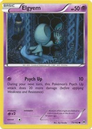 Elgyem 73/162 - XY BREAKthrough Reverse Holofoil