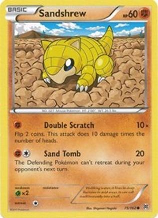 Sandshrew 75/162 - XY BREAKthrough Reverse Holofoil
