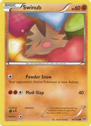 Swinub 80/162 - XY BREAKthrough Reverse Holofoil