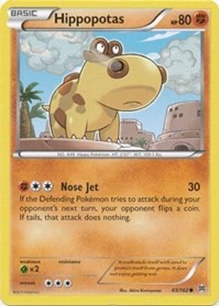 Hippopotas 83/162 - XY BREAKthrough