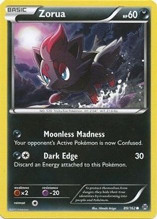 Zorua (89) 89/162 - XY BREAKthrough Reverse Holofoil