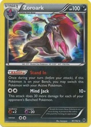 Zoroark 91/162 - XY BREAKthrough Reverse Holofoil