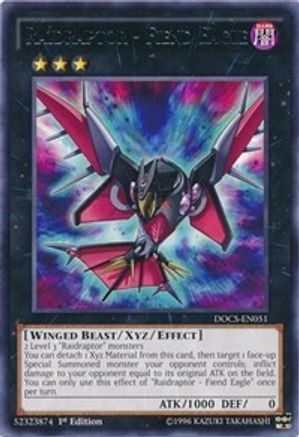 Raidraptor - Fiend Eagle (DOCS-EN051) - Dimension of Chaos Unlimited