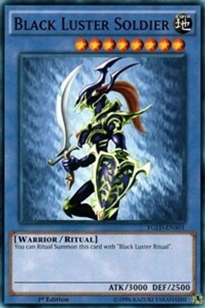 Black Luster Soldier (YGLD-ENA01) - King of Games: Yugi's Legendary Decks 1st Edition