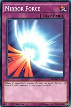 Mirror Force (A) (YGLD-ENA37) - King of Games: Yugi's Legendary Decks Unlimited