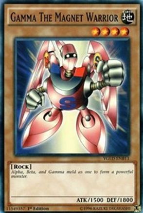 Gamma The Magnet Warrior (YGLD-ENB13) - King of Games: Yugi's Legendary Decks Unlimited