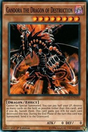 Gandora the Dragon of Destruction (YGLD-ENC03) - King of Games: Yugi's Legendary Decks 1st Edition