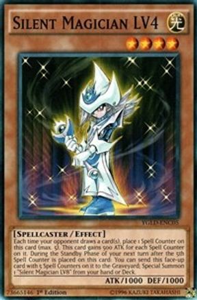 Silent Magician LV4 (YGLD-ENC05) - King of Games: Yugi's Legendary Decks 1st Edition