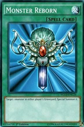 Monster Reborn (C) (YGLD-ENC24) - King of Games: Yugi's Legendary Decks 1st Edition