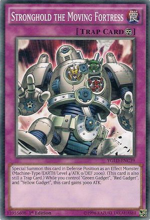 Stronghold the Moving Fortress (YGLD-ENC39) - King of Games: Yugi's Legendary Decks 1st Edition
