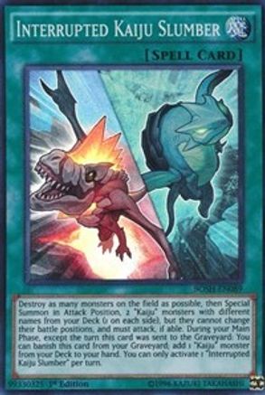 Interrupted Kaiju Slumber (BOSH-EN089) - Breakers of Shadow 1st Edition
