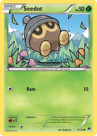 Seedot 4/122 - XY BREAKpoint Reverse Holofoil