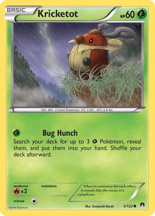 Kricketot 5/122 - XY BREAKpoint Reverse Holofoil