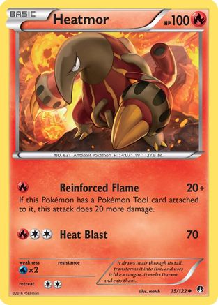 Heatmor 15/122 - XY BREAKpoint Reverse Holofoil