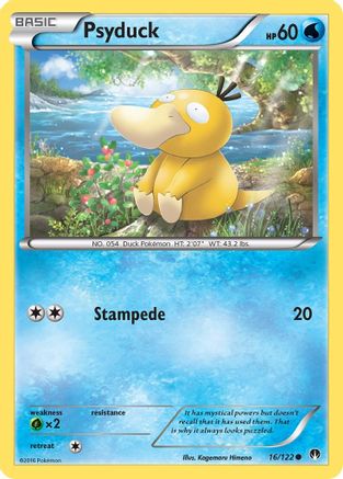 Psyduck 16/122 - XY BREAKpoint Reverse Holofoil