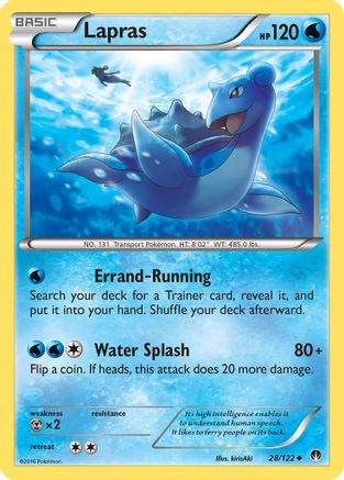 Lapras 28/122 - XY BREAKpoint