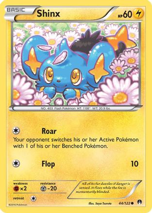 Shinx 44/122 - XY BREAKpoint Reverse Holofoil