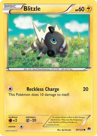 Blitzle 48/122 - XY BREAKpoint Reverse Holofoil
