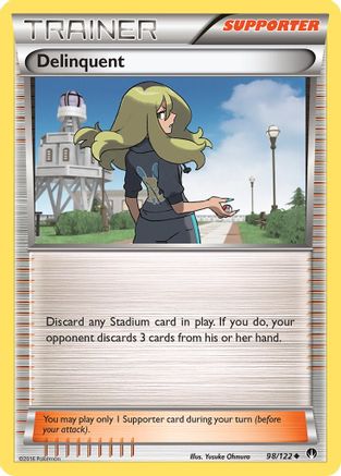 Delinquent 98/122 - XY BREAKpoint Reverse Holofoil