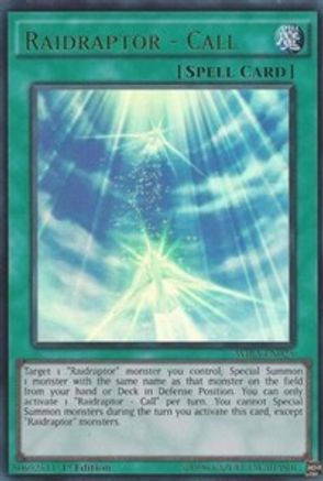 Raidraptor - Call (WIRA-EN025) - Wing Raiders 1st Edition