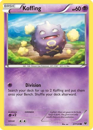 Koffing 27/124 - XY Fates Collide