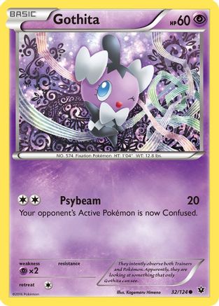 Gothita 32/124 - XY Fates Collide Reverse Holofoil