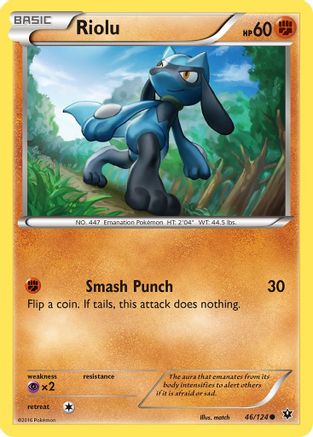Riolu (46) 46/124 - XY Fates Collide