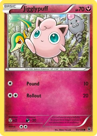 Jigglypuff 65/124 - XY Fates Collide Reverse Holofoil