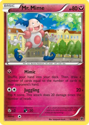 Mr. Mime 67/124 - XY Fates Collide