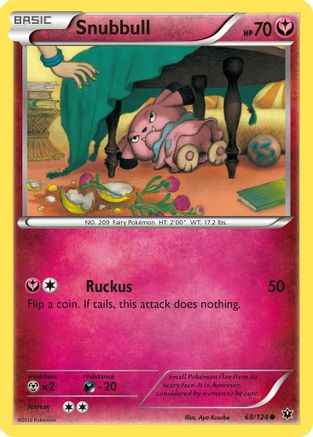 Snubbull 68/124 - XY Fates Collide