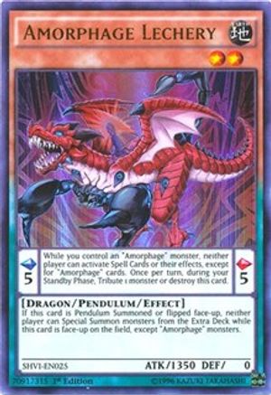 Amorphage Lechery - SHVI-EN025 - Shining Victories 1st Edition